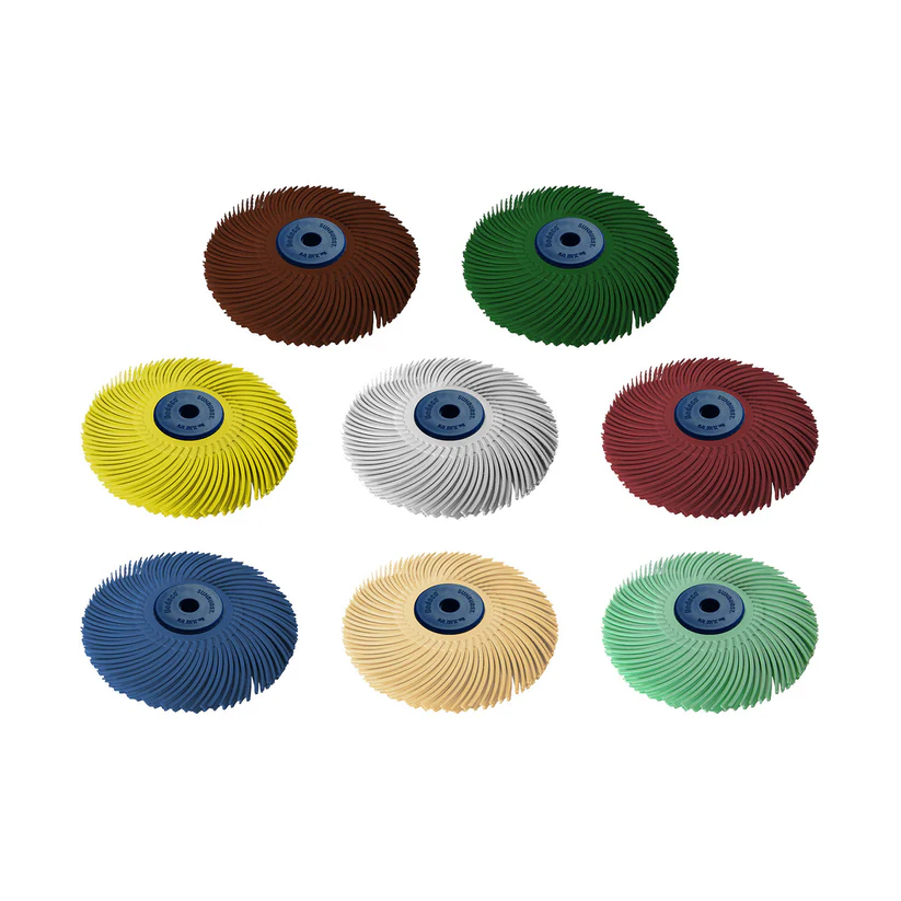 [145-5239] Dedeco® SUNBURST® Radial Discs - 3" 3-Ply Set of 8
