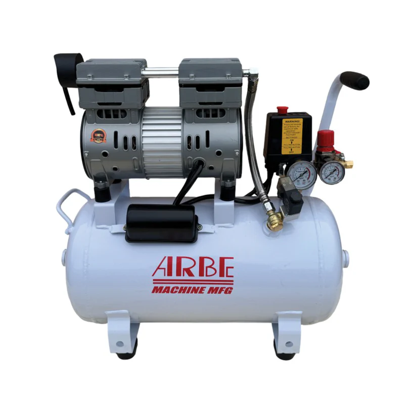 Arbe 6 Gallon Oil-Free Space Saving Air Compressor - 1 HP