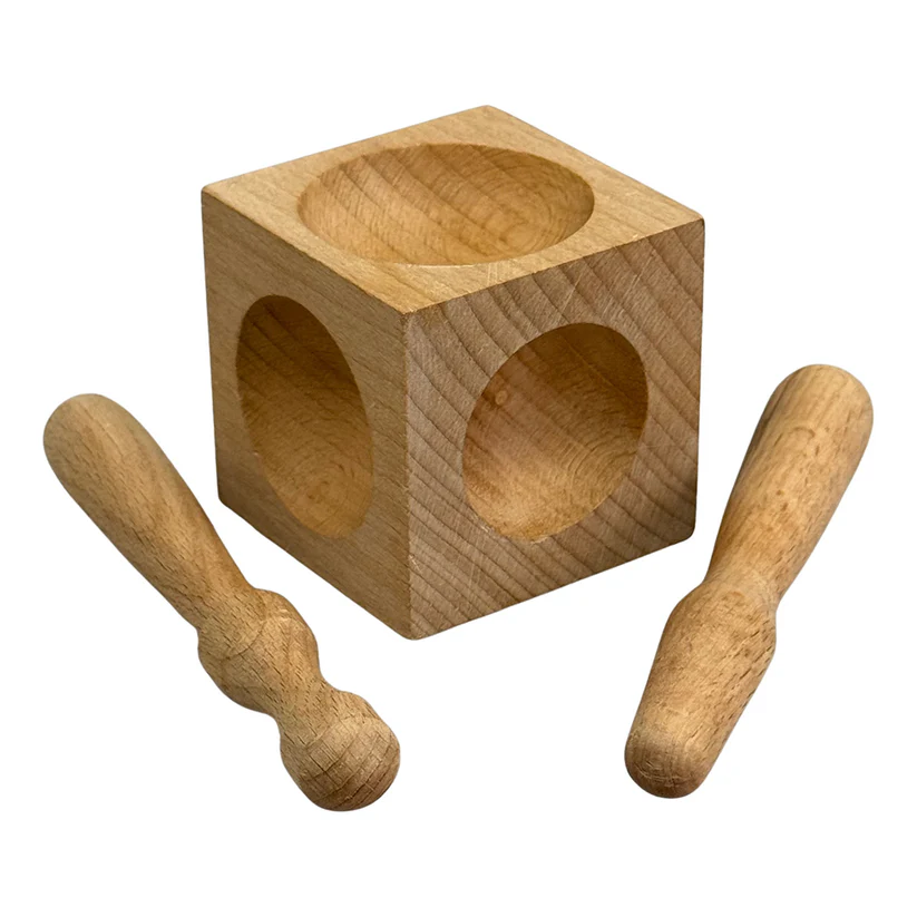 [815-1011] Wooden Dapping Block Set