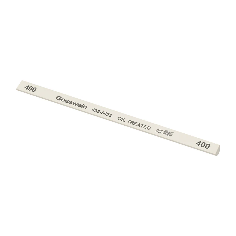 Gesswein® Oil-Treated Stones - 1/4" x 6" Hybrid, 400 Grit  (Pkg. of 12)