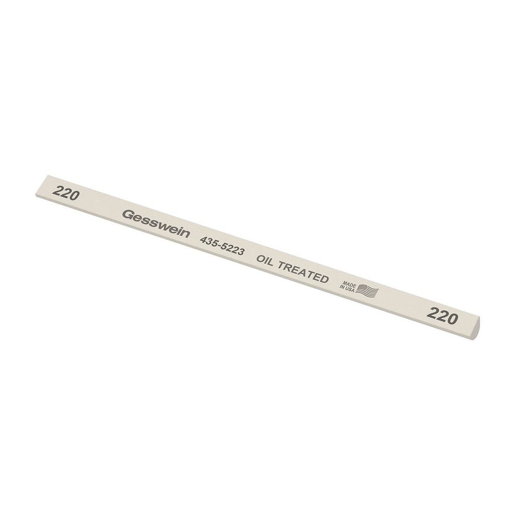 Gesswein® Oil-Treated Stones - 1/4" x 6" Hybrid, 400 Grit  (Pkg. of 12)