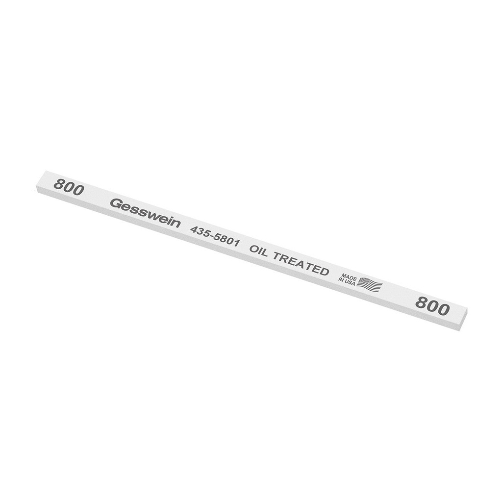 Gesswein® Oil-Treated Stones - 1/4" x 1/8" x 6", 150 Grit  (Pkg. of 12)