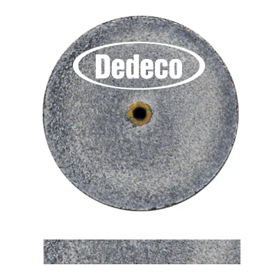 Dedeco® Koolies 1" x 1/8" Heatless Grinding Wheels Black - Pkg. of 10