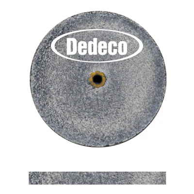 Dedeco® Koolies 1" x 3/32" Heatless Grinding Wheels Black - Pkg. of 10