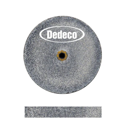 Dedeco® Koolies 7/8" x 1/8" Heatless Grinding Wheels Black - Pkg. of 10