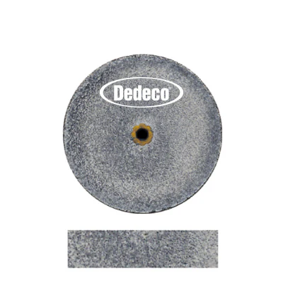 Dedeco® Koolies 3/4" x 3/16" Heatless Grinding Wheels Black  - Pkg. of 10