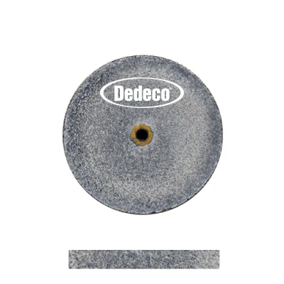 [845-0040] Dedeco® Koolies 3/4" x 3/32" Heatless Grinding Wheels Black - Pkg. of 10