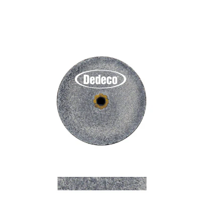[845-0043] Dedeco® Koolies 5/8" x 3/32" Heatless Grinding Wheels Black - Pkg. of 10