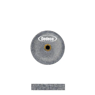 [845-0046] Dedeco® Koolies 1/2" x 3/32" Heatless Grinding Wheels Black - Pkg. of 10