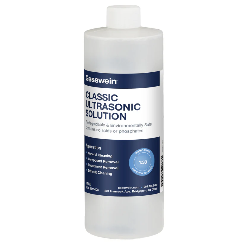 Gesswein® Classic Ultrasonic Solution - 1 Pint Bottle