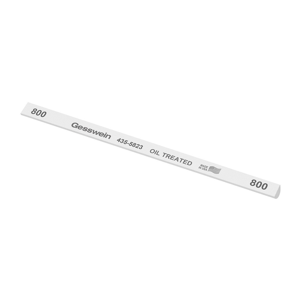 Gesswein® Oil-Treated Stones - 1/4" x 1/4" x 6", 150 Grit, Hybrid  (Pkg. of 12)