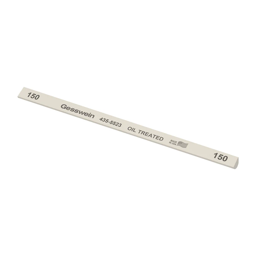 Gesswein® Oil-Treated Stones - 1/4" x 1/4" x 6", 150 Grit, Hybrid  (Pkg. of 12)