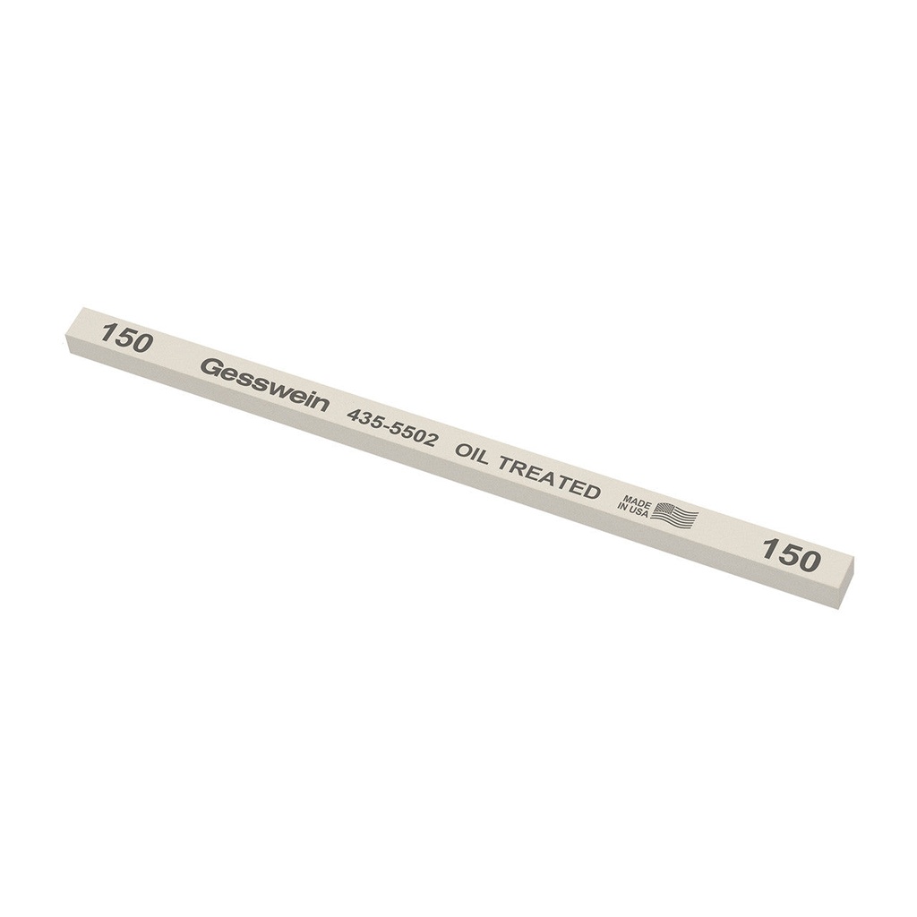 Gesswein® Oil-Treated Stones - 1/4" x 1/4" x 6", 800 Grit  (Pkg. of 12)