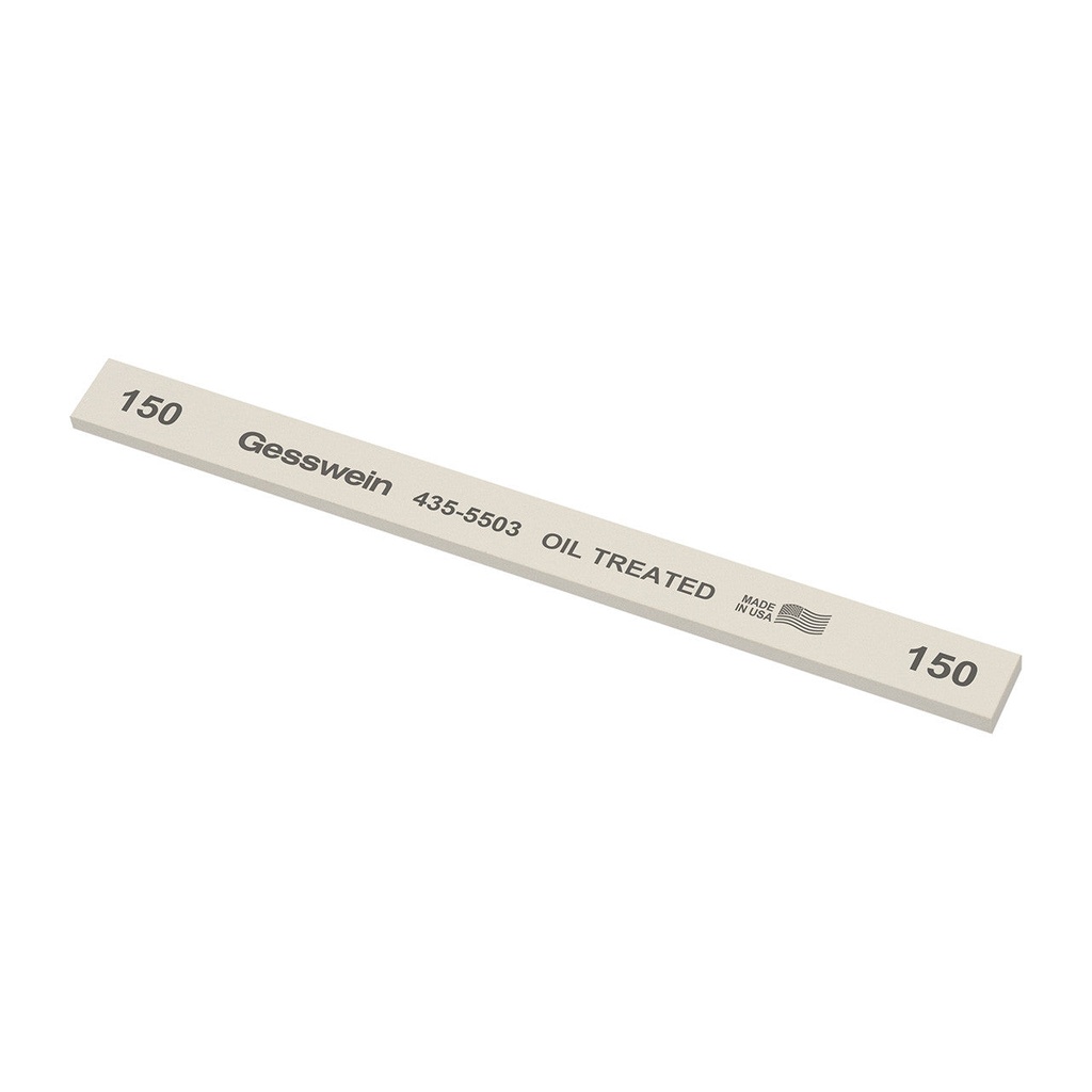 Gesswein® Oil-Treated Stones - 1/2" x 1/8" x 6", 800 Grit  (Pkg. of 12)