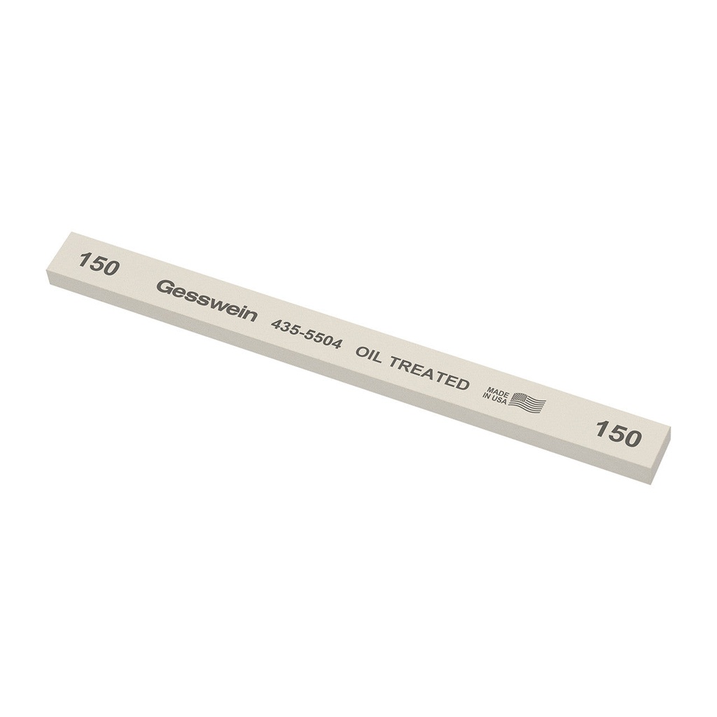 [435-5804] Gesswein® Oil-Treated Stones - 1/2" x 1/4" x 6", 800 Grit  (Pkg. of 12)