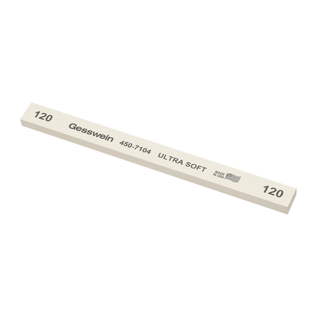 [450-7004] Gesswein® Ultra-Soft Stones - 1/2" x 1/4" x 6", 1200 Grit  (Pkg. of 12)