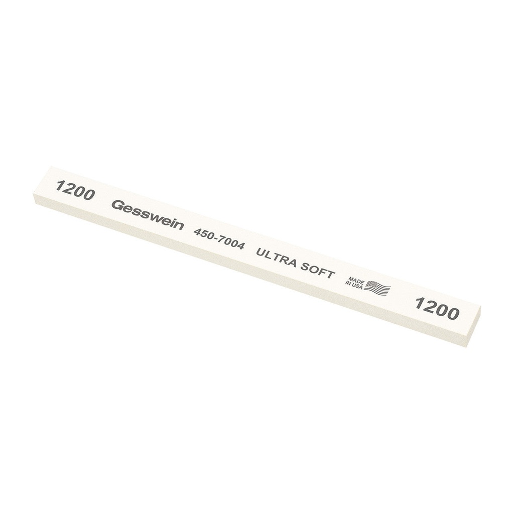Gesswein® Ultra-Soft Stones - 1/2" x 1/4" x 6", 120 Grit  (Pkg. of 12)