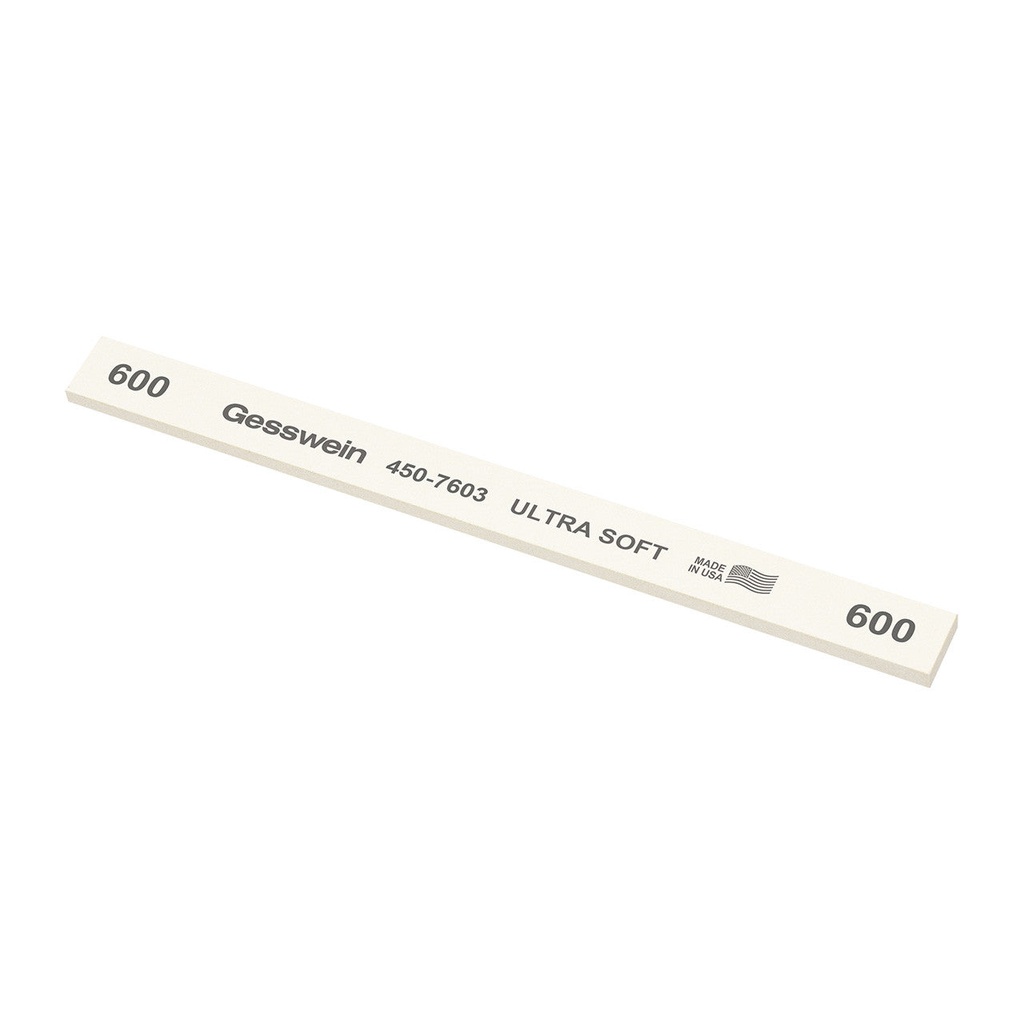 Gesswein® Ultra-Soft Stones - 1/2" x 1/8" x 6", 220 Grit  (Pkg. of 12)