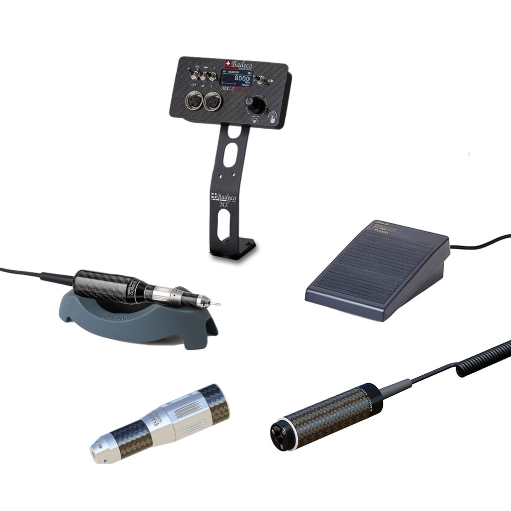 [510-7016] Badeco MX-2 Rotary Set with 2 Rotary Handpieces