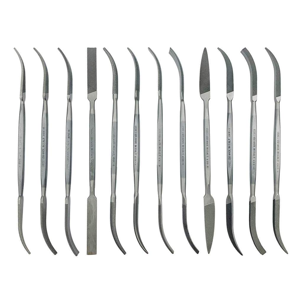 Grobet USA® Cut 0 Set of 12 Diemaker's Rifflers