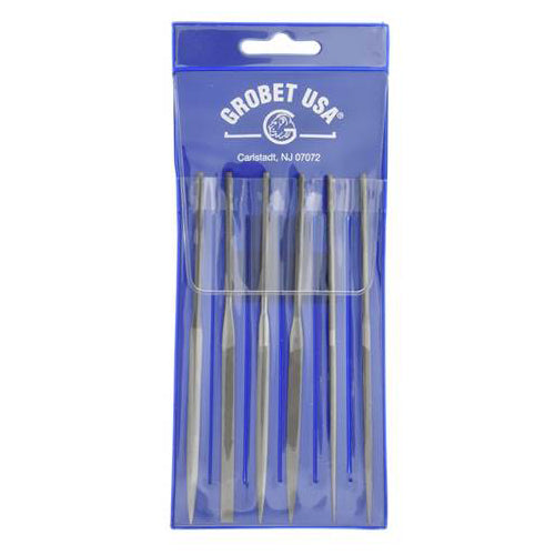 [604-3004] Grobet USA® Economy Cut 4 Needle File Set of 6