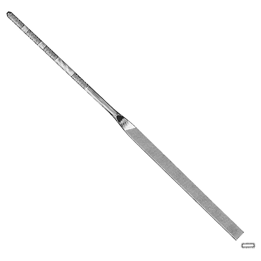 Grobet USA® Equalling 10cm Cut 0 Swiss Pattern Needle File