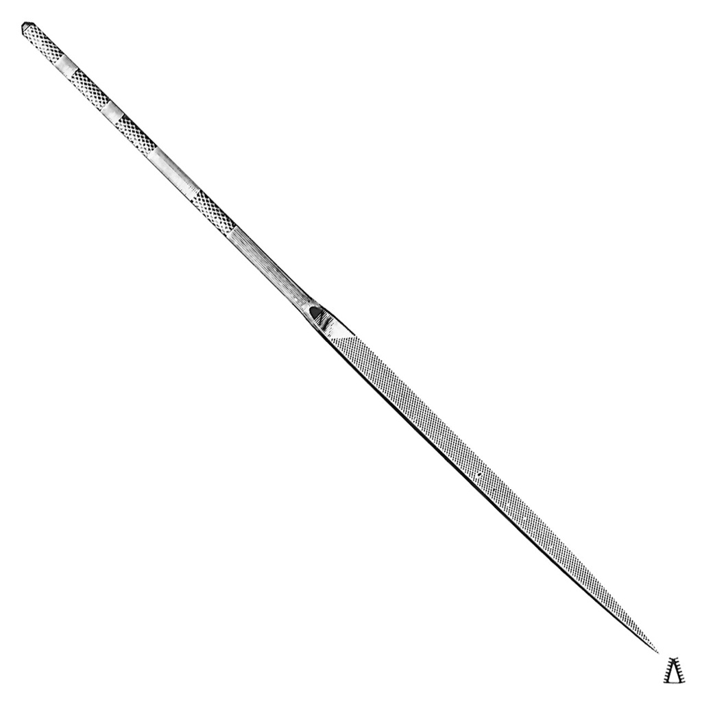 Grobet USA® Knife 20cm Cut 0 Swiss Pattern Needle File