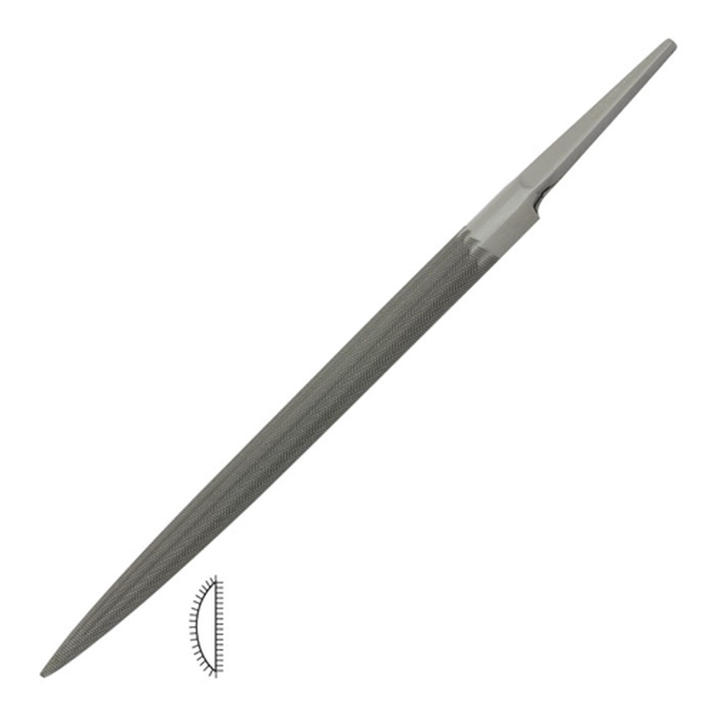Grobet USA® Half-Round 4" Cut 00 Swiss Pattern Precision File