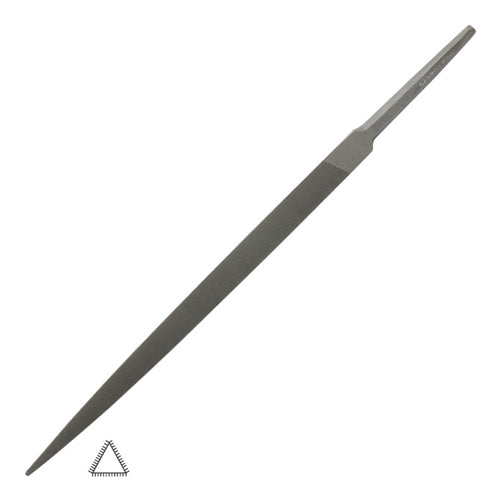 Grobet USA® Three-Square 6" Cut 1 Swiss Pattern Precision File