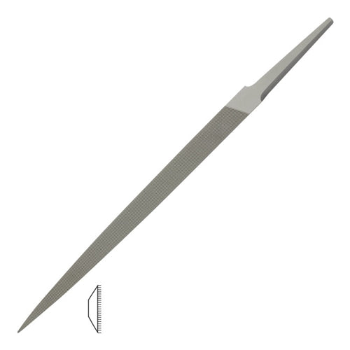 Grobet USA® Barrette Hot Die 4" Cut 00 Swiss Pattern Precision File