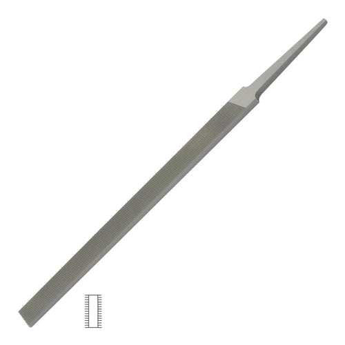 Grobet USA® Pillar Regular 10" Cut 00 Swiss Pattern Precision File
