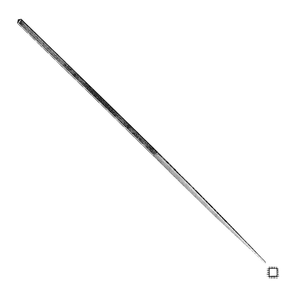 Escapement File - Square, Cut 8