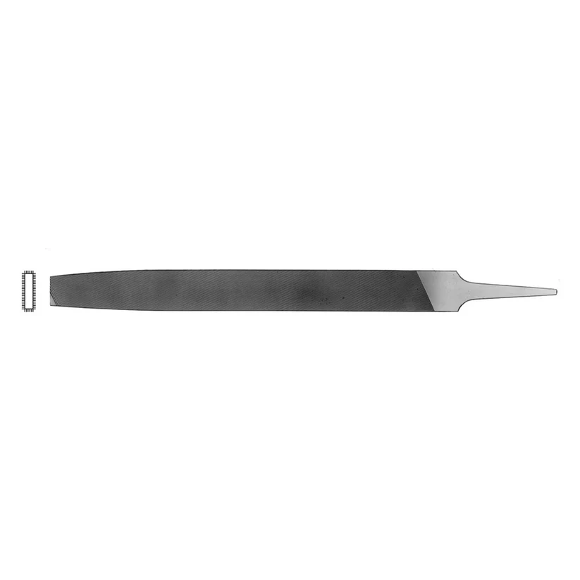 Grobet USA® American Pattern Files - Mill - 12" Smooth Cut