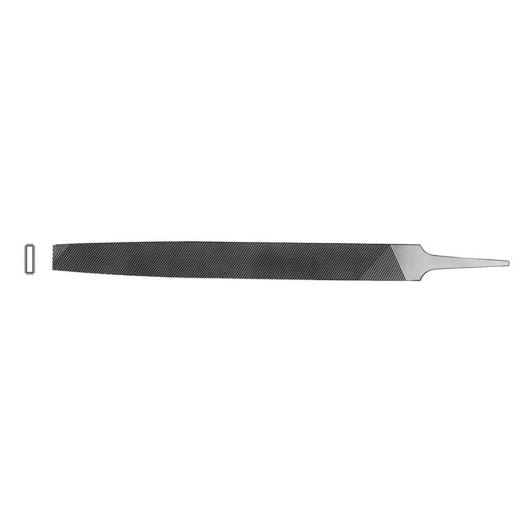 Grobet USA® American Pattern Files - Flat (End Tapered) - 12" Second Cut