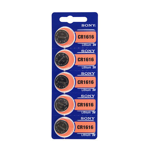 Sony® Murata Lithium Watch Batteries - CR1616 (Pkg. of 5)