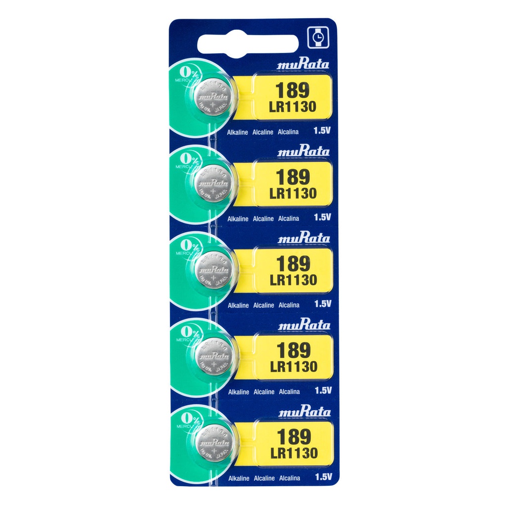 [808-3042] Sony® Murata Batteries - LR1130 (Pkg. of 5)