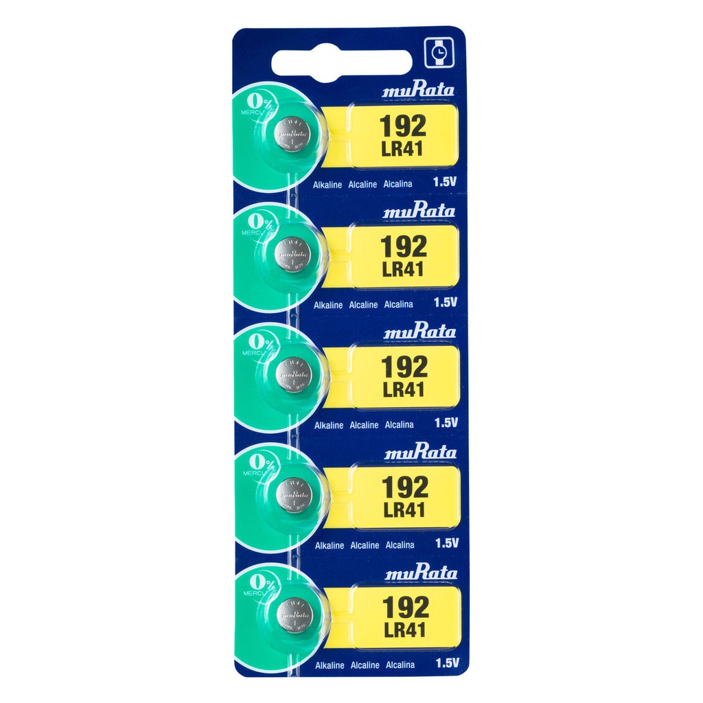 [808-3043] Sony® Murata Batteries - LR41 (Pkg. of 5)