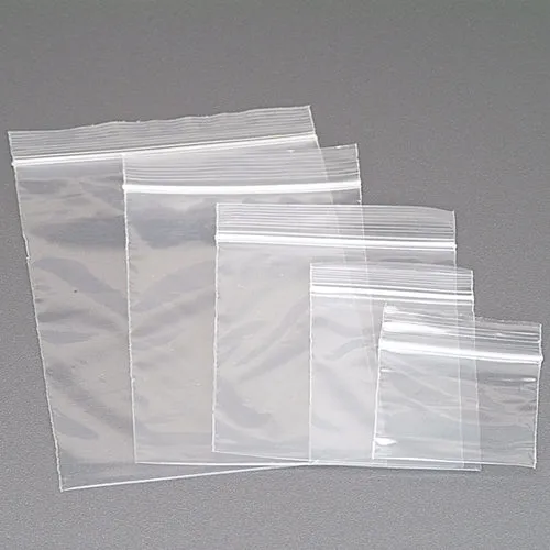 [810-0495] Economy Clear Zip Bags - 2" x 5" (1,000 per Pkg)