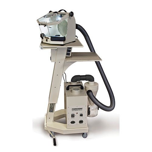 [810-1622] Foredom® Work Station with Lighted Work Chamber & Dust Collector