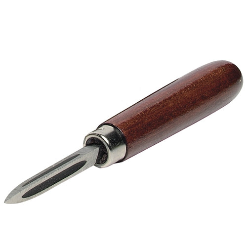 [816-0150] Wood Handle Scraper with Hollow-Blade