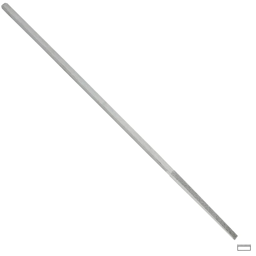 Gesswein® 3mm #240 Grit Tapered Diamond Hand File 4 Sides Plated