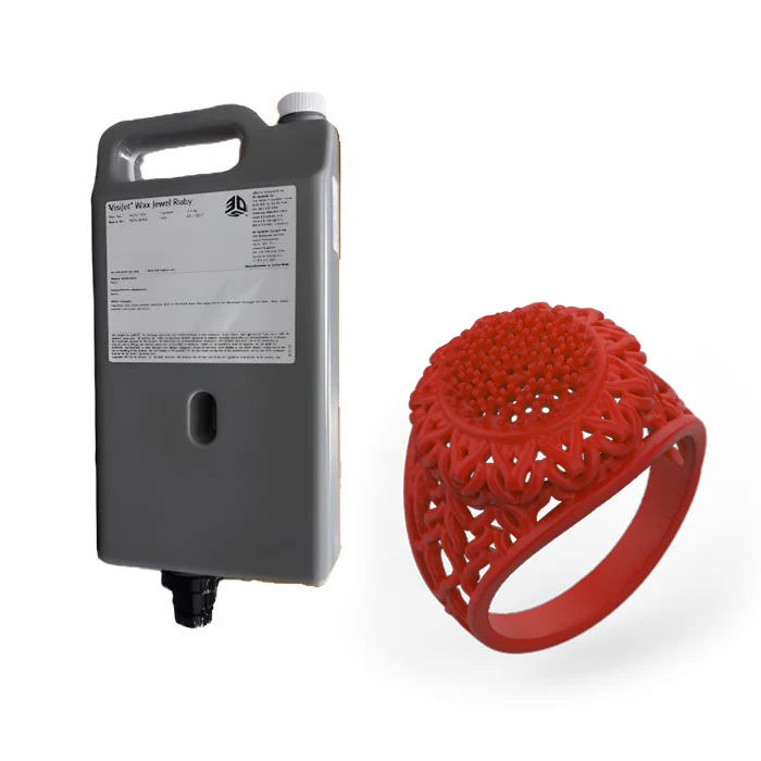 [262-2751] VisiJet® Wax Jewel Ruby for 300W and 2500W Plus 3D Printers