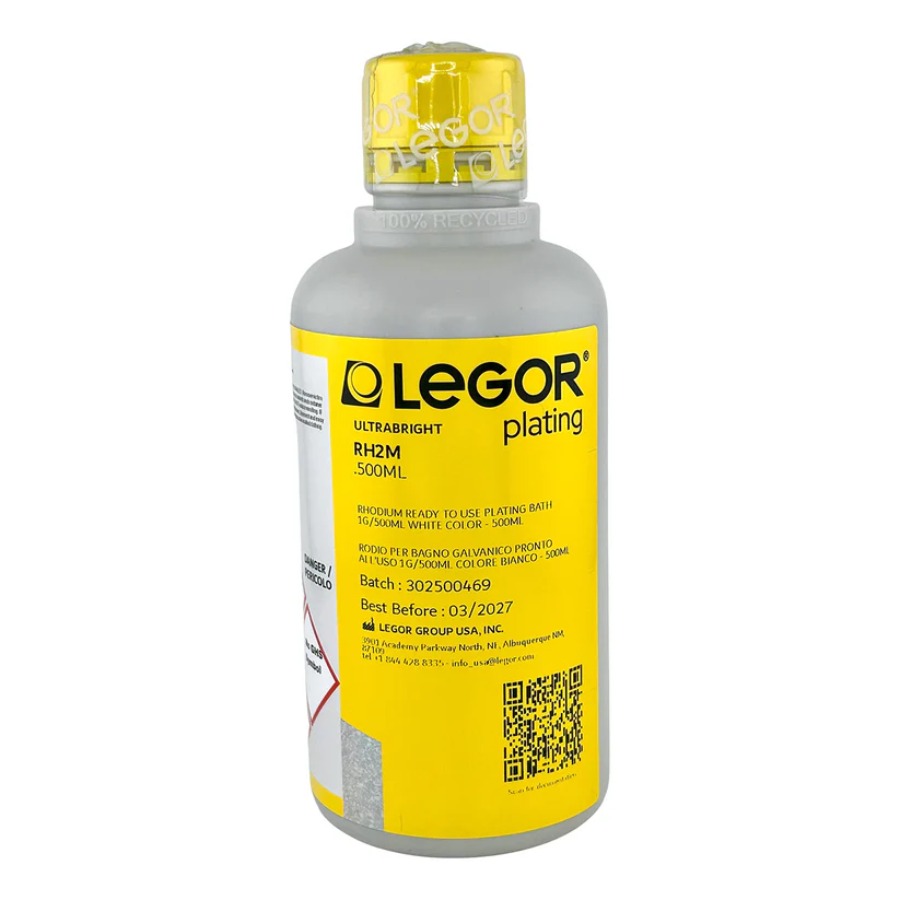 [210-0851] Legor® White Rhodium Bath 1 Gram - RH2M – 500ml