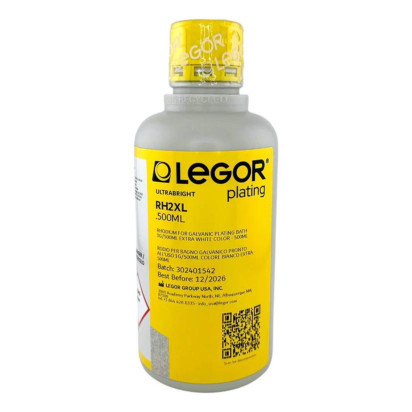 [210-0811] Legor® XL White Rhodium Bath 1 Gram - RH2XL – 500ml