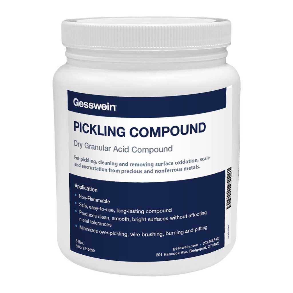 [821-2650] Gesswein®  Pickling Compound - 5 lbs.