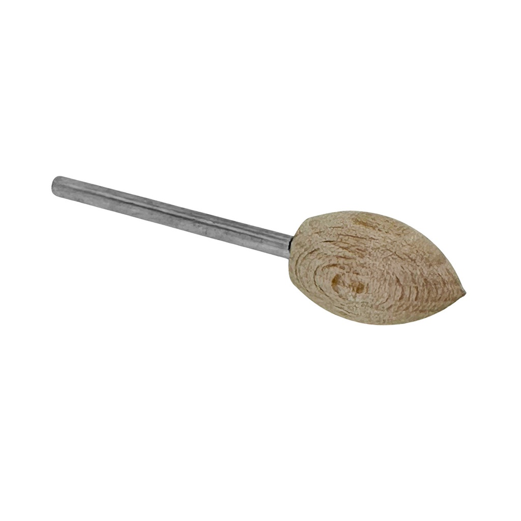 Soft Wood Bobs 1/2" x 3/4" Flame (Pkg of 10)