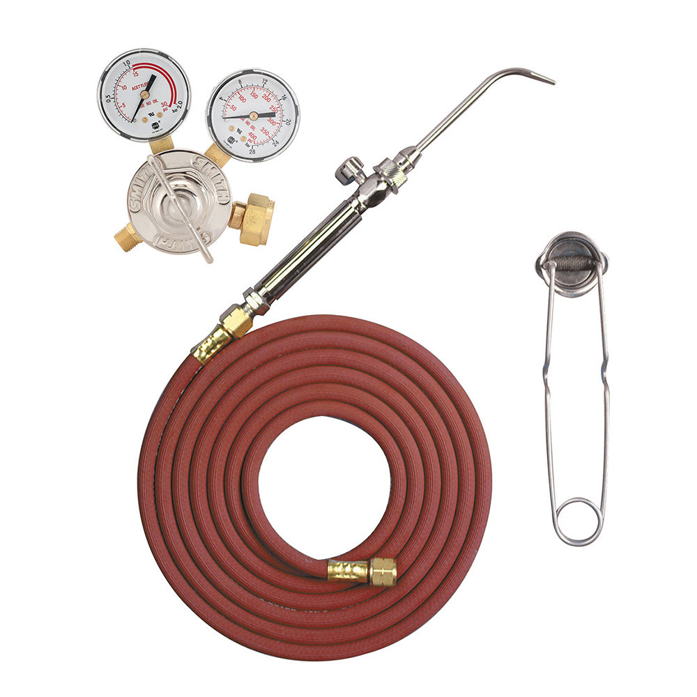 [830-0732] SilverSmith™ Air-Acetylene Torch Kit - with 1 Tip, Regulator, and Hose