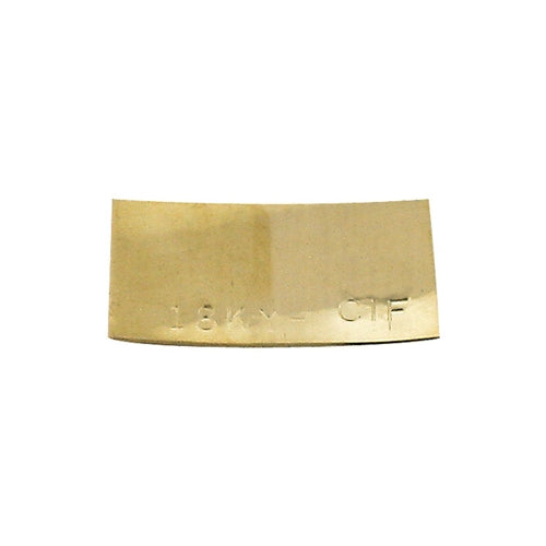 [830-2172] Gesswein®  Plumb Solders - 18KY Hard, Sheet