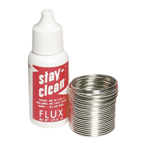 Stay Bright Solder & Flux - Set (1/2 oz. Solder, 1/2 oz. Flux)