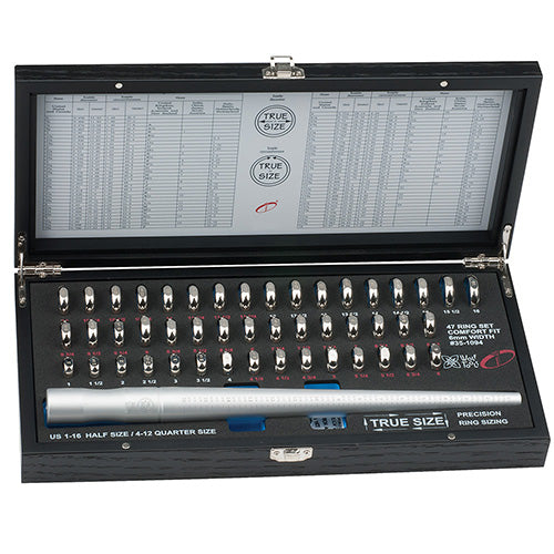 [841-1147] True-Size Ring System - 6mm True-Size with Mandrel